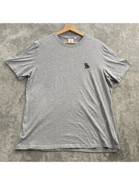 OVO October’s Very Own Shirt Men Large Gray Embroidered Owl Tee Drake Streetwear
